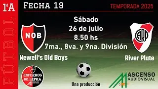 #PRIMERA A | NEWELL'S OLD BOYS - RIVER PLATE | FECHA 19
