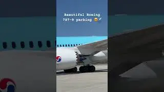 Beautiful Boeing 787-9 parking 😍✈️ #aviation #boeing