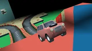 Four Circles by Tubers. Length 712m. 3 Laps. 12 cars. Car Workwagon.