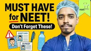 NEET Exam Checklist ✅ | Dress Code by NTA #NEETprep