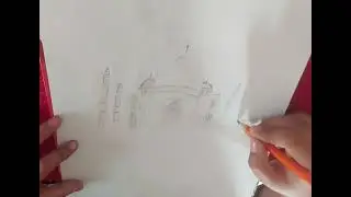 Taj Mahal Drawing #childdrawing #drawing #pencilsketch