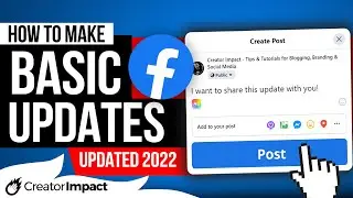 How to Update & Edit your Facebook Page in 2023 (Desktop & Phone - Beginner's Tutorial)