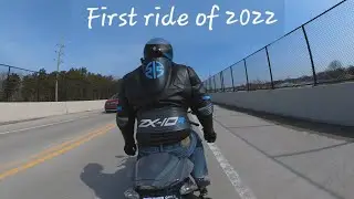 First ride of the Grey Ghost in 2022