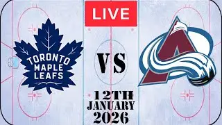 NHL LIVE Toronto Maple Leafs vs Colorado Avalanche January 12th 2026 Full Game Watch Along