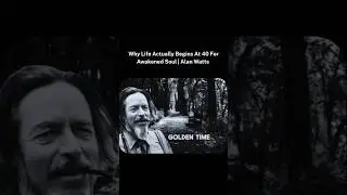 Why Life Actually Begins At 40: Alan Watts' Perspective
