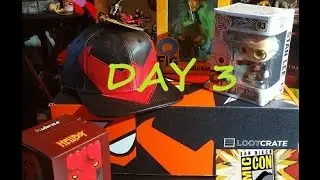 COMICON 2012 DAY 3 / SDCC LOOTCRATE OPEN BOX!!!!!