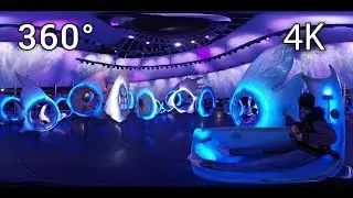 SeaGlass Carousel at night 360° on-ride 4K POV Battery Park Sea Glass