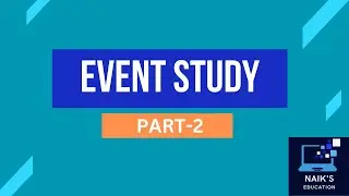 Event Study in Finance | Part 2 |