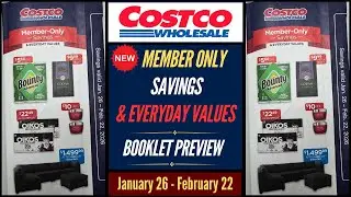 COSTCO ~ MEMBERS ONLY SAVINGS & EVERYDAY VALUES BOOKLET PREVIEW!