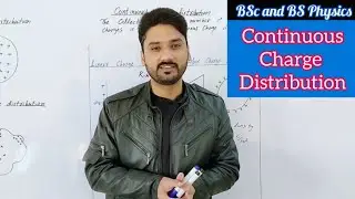 Continuous charge distribution | BSc BS physics | Electricity and magnetism | physics ka safar