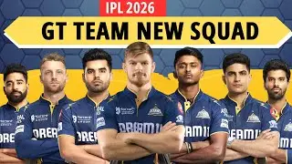 IPL 2026 | Gujarat Titans New Squad & Players List | GT Team Full Squad 2026