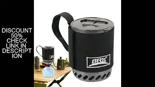 BRS 61 Jet Boil Camping Pot Stove With Heat Exchanger Portable Gas Stove Quick Burn Coffee Cup Furna