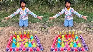 Part76 Survival Skills: SMART idea and USEFUL with Single Mom in forest #survival #bushcraft #funny