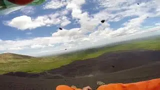 Volcano board crash down Cerro Negro @ Nicaragua