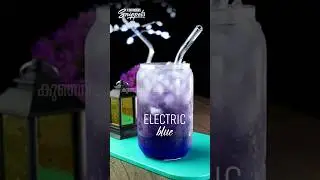 How to make Electric Blue Cocktail 😋 #shorts