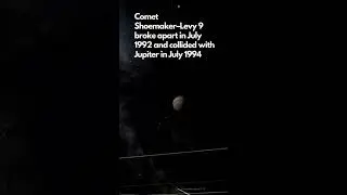 Comet Shoemaker colliding with Jupiter #space #cognifive #universesandbox2