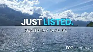Kootenay Lake Waterfront Acreage For Sale! Move to Crawford Bay BC!