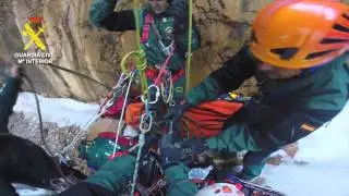 Rescate de la Guardia Civil de dos montañeros españoles en Marruecos