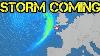 Live Weather Alert, Two Powerful Low-Pressure Systems, Storms Over Western Europe