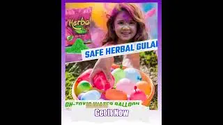 Zest 4 Toyz Holi Pichkari Water Gun for Kids Unicorn Backpack Tank Holi Water Gun with 1 Pkt Holi...