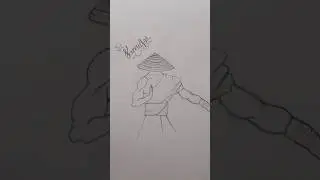 SAMURAI #drawing #youtube #shorts #song #samurai #art #dalimsharma #hanumanart  #youtubeshorts