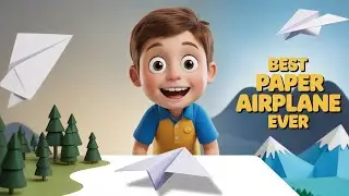 how to make paper plane(suzanne)in 30 seconds!