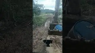 Iniciando turno en la Mina ⛏️ #excavadora #mineria