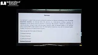 Microprocessor and Interfacing | Lecture-01 | EEE | A O M Shamsuddoha | University of Scholars