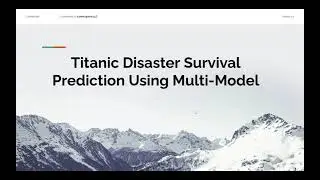 🚢 Machine Learning Tutorial: Building a Titanic Survival Prediction using Multiple Model at Kaggle 🚢