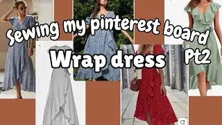 Sewing My Pinterest Board Pt2- Maxi Wrap Dress 