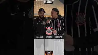 Torcedor do Corinthians aponta somente um time no Brasil maior que eles, voc&ecirc; concorda?