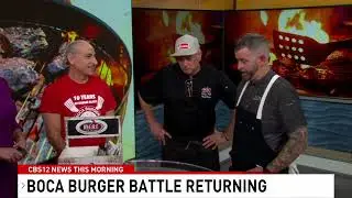 CBS 12 Coverage: Boca Burger Battle Bash - July 14th & 15th in downtown Boca Raton, Florida