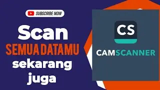 Tutorial CamS SCANNER || Cara scan file penting anda dalam satu aplikasi