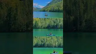 Echo Lake Paddle Boat Ride | Beautiful Summer Lake in British Columbia