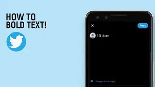 How to Bold Text on Twitter App [easy]