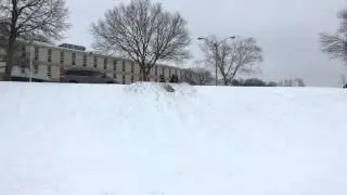 TheChanClan: Sledding at Kellogg Middle School, Rochester, Minnesota