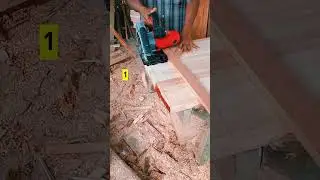Cut wood the fastest! 6 pieces at a time | Potong kayu paling cepat Hasil dijamin siku.