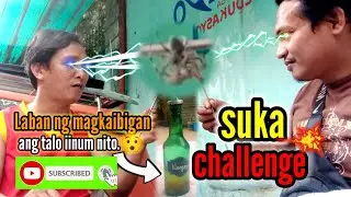 Spider fight / laban ng magkaibigan. Ang matalo inum suka😆#kadagit #spiderdoc