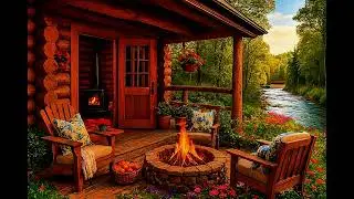 Most will want to be here! Total Spring Relaxation ☕️ Calming Birds, water and Fire 🔥