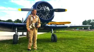 My First AT-6 Engine Starts and Take Offs