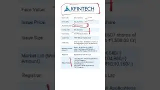 Kfintech Limited ipo | #gmp #kfintech Earning Expections | #stockburner #14december