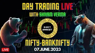 🔴Watch Day Trading Live - June 7, NIFTY & BANKNIFTY Stocks | 8Bit Market
