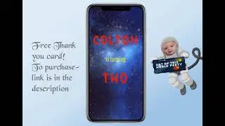 Space Birthday-Video invite- Outer space- Astronaut-Rocket ship- Video Invitation- Space odyssey
