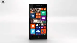 Nokia Lumia 930 Bright Orange 3D model by 3DModels.org