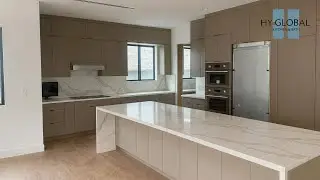 2025 Multifamily Kitchen | HY Global | Modern Cabinet & Countertop Installation