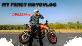 MY FIRST VLOG❤️&zwj;🔥 // DUKE 390 MOTOVLOGS🚀