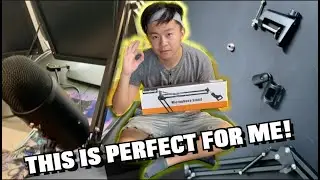 MY NEW MICROPHONE STAND! (InnoGear MU01 Review)