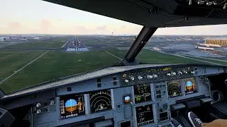 Fenix Airbus A320 Landing in Heathrow London | Pilot POV | Microsoft Flight Simulator 2024