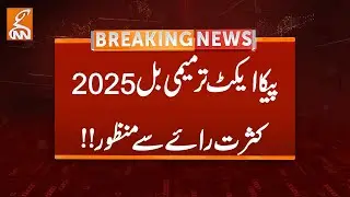 PECA Act Amendment Bill Approved | Breaking News | GNN