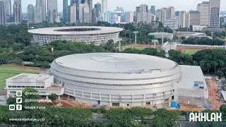 PROGRES 98‼️FACADE FULL TERPASANG,STADION INDOOR TERCANGGIH DI INDONESIA,INDONESIA ARENA